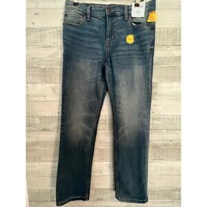 Cat & Jack Jeans Boys 16 Blue Medium Wash Slim Super Stretch Soft